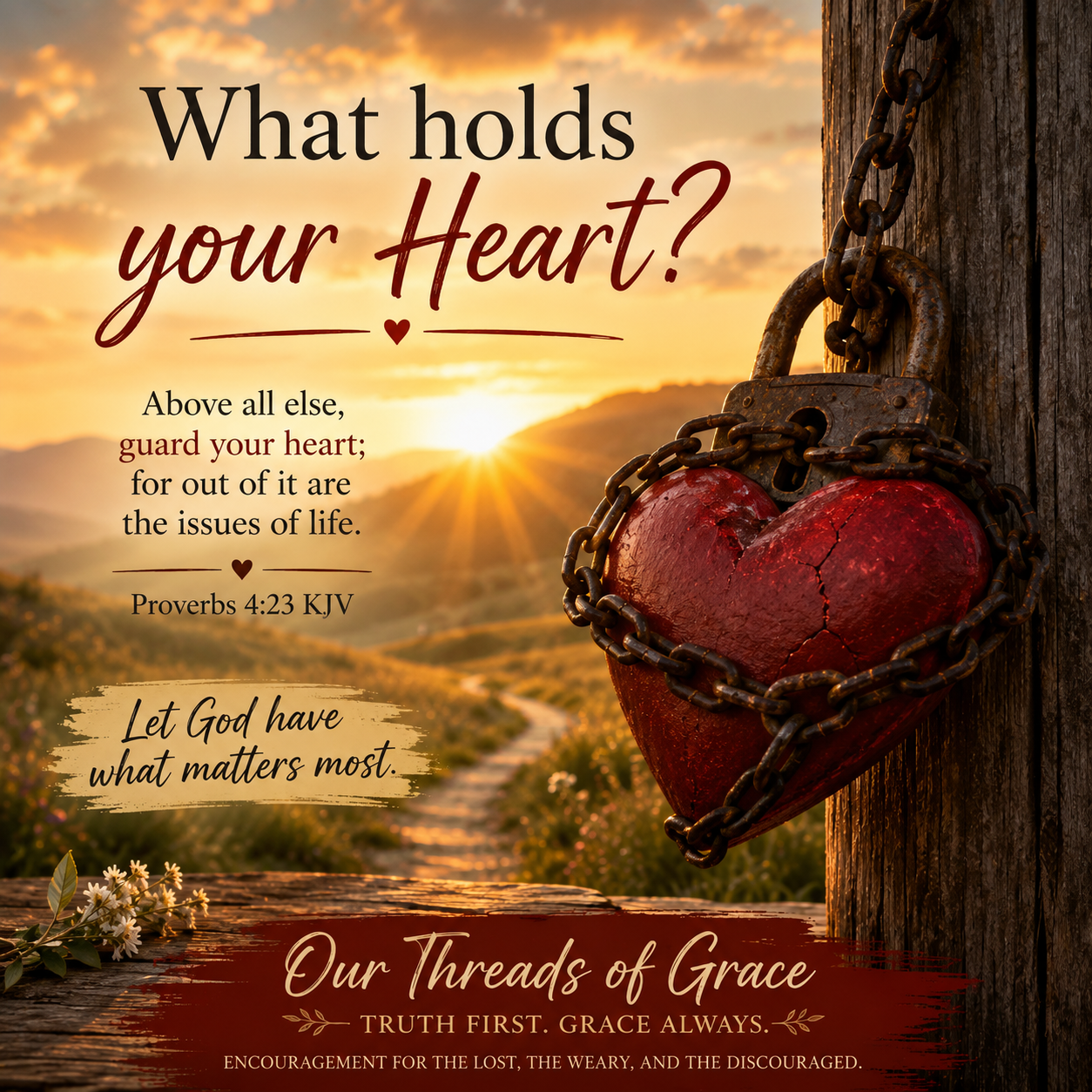 What Holds Your Heart?