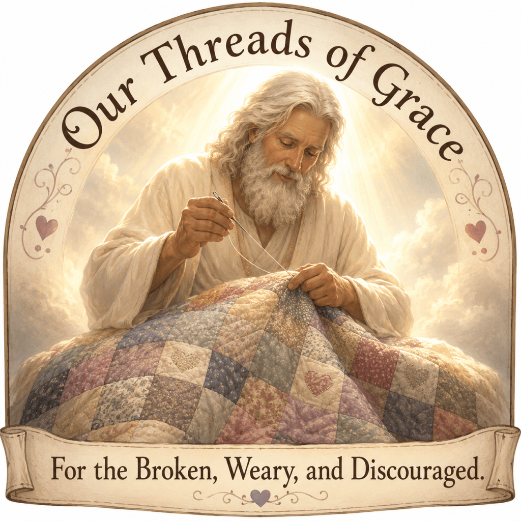 Threads of Grace logo – for the broken, weary, and discouraged